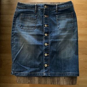 Chico’s denim skirt